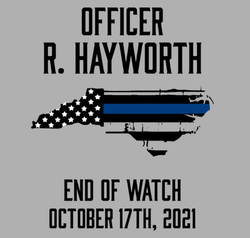 2023 Memorial Shirts for Officer Ryan Hayworth shirt design - zoomed