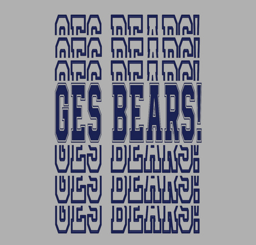 GES Bear Wear shirt design - zoomed