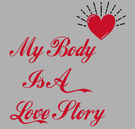 The Body Positive | Love Story Series shirt design - zoomed