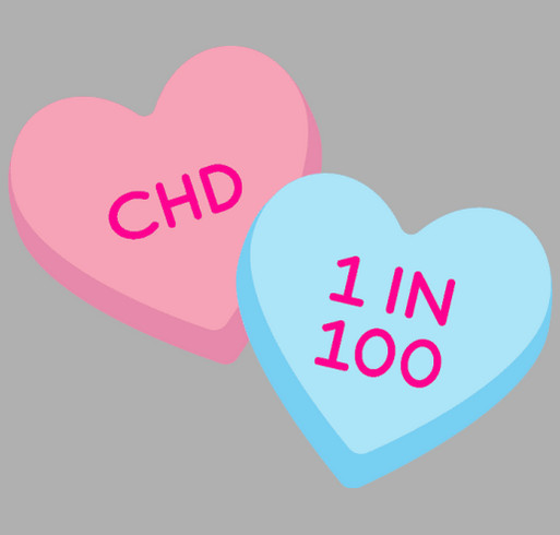 Heart Month! shirt design - zoomed