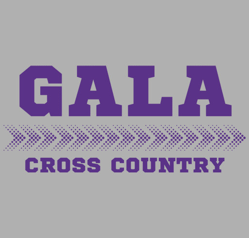 GALA CIF Cross Country Shirts and Sweatshirts shirt design - zoomed