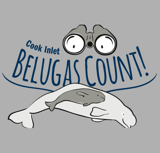 Help Support Belugas Count! shirt design - zoomed