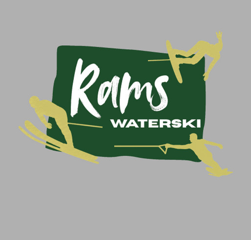 Rams Waterski Crewneck shirt design - zoomed