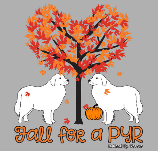 NGPR Fall For A Pyr Fundraiser!! shirt design - zoomed