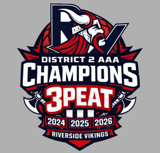 Riverside Basketball Three Peat shirt design - zoomed