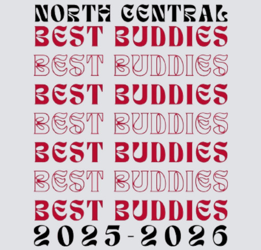 Best Buddies 2025-2026 Merch shirt design - zoomed