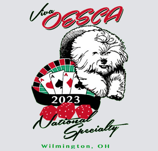 OESCA 2023 National Specialty - Logo Wear shirt design - zoomed