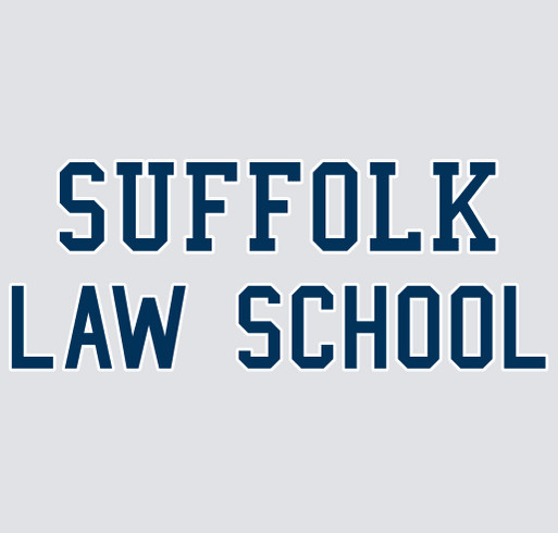 Suffolk Law Student Bar Association shirt design - zoomed