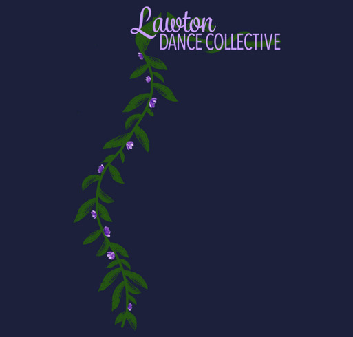 Lawton Dance Collective shirt design - zoomed