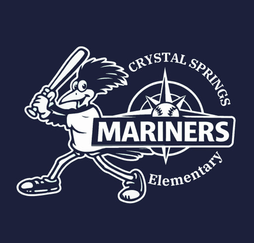 Crystal Springs Elementary Mariners Gear shirt design - zoomed