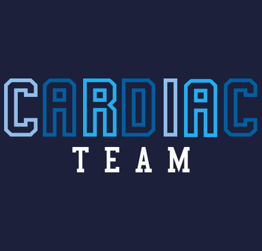 CTICU Cardiac Team - Blue shirt design - zoomed