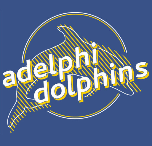 Adelphi Dolphins Swim Team Spirit Wear Store shirt design - zoomed