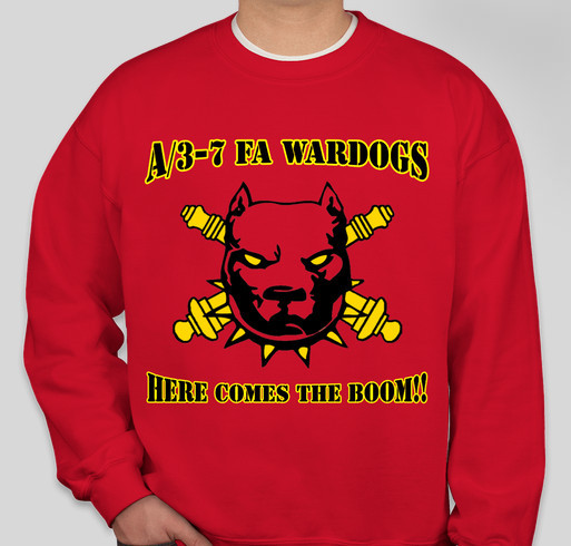 3-7 Alpha Battery Wardogs Fundraiser - unisex shirt design - front