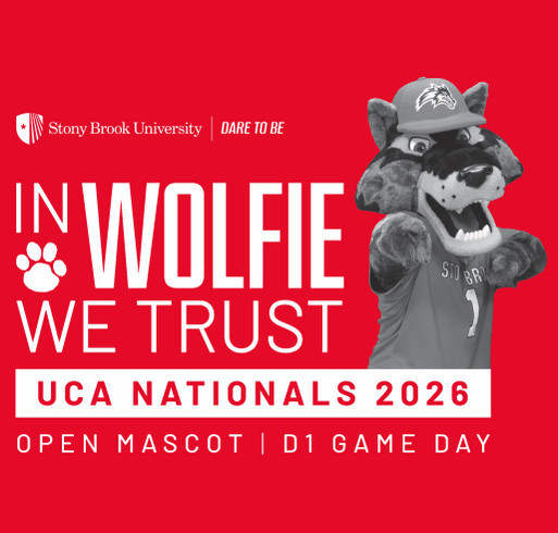 Wolfie UCA Nationals 2026 shirt design - zoomed