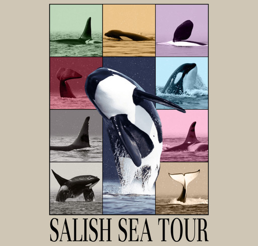 In My Orca Era: The Salish Sea Tour shirt design - zoomed