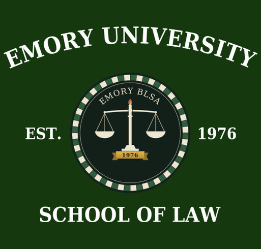 Emory BLSA Heritage Crewneck shirt design - zoomed