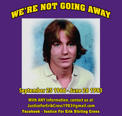 Justice For Erik shirt design - zoomed