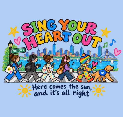 Sing Your Heart Out shirt design - zoomed