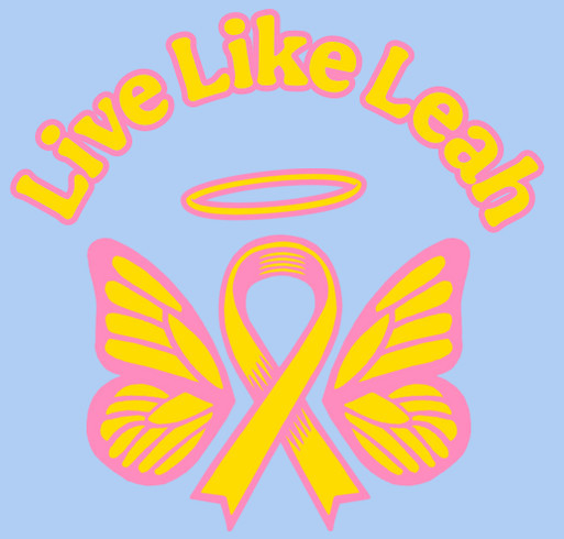“Live Like Leah” Apparel shirt design - zoomed