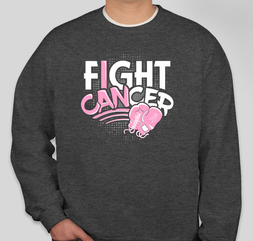 CustomInk Three Hearts Volunteer Team Cancer Awareness Booster Fundraiser - unisex shirt design - front