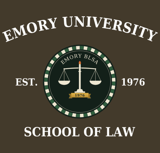 Emory BLSA Heritage Crewneck shirt design - zoomed