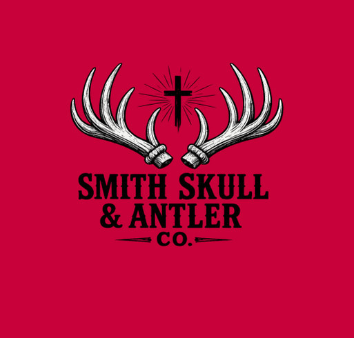 Smith Skull & Antler Co. Fall Fundraiser shirt design - zoomed