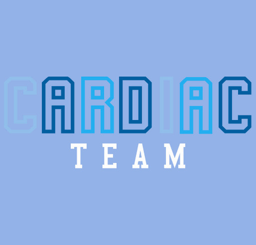 CTICU Cardiac Team - Blue shirt design - zoomed