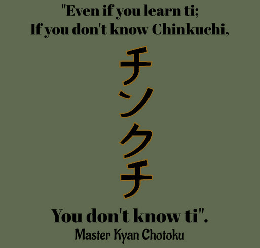 Fundraiser for Michie & Sensei Advincula shirt design - zoomed