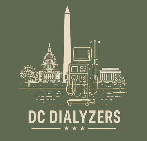 DC Dialyzers - Race for Every Child 5K 2026 Fundraiser shirt design - zoomed