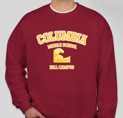 Columbia Middle School Hill Campus Fundraiser Fundraiser - unisex shirt design - front