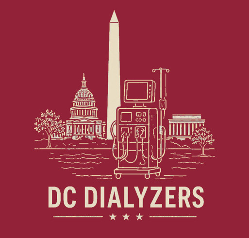 DC Dialyzers - Race for Every Child 5K 2026 Fundraiser shirt design - zoomed
