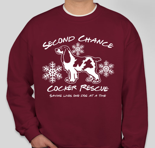 Second Chance Cocker Rescue Holiday 2021 Fundraiser - unisex shirt design - small