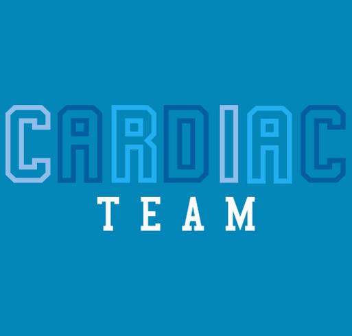 CTICU Cardiac Team - Blue shirt design - zoomed