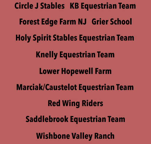 IEA Western Team Region 11 T-shirt Fundraiser shirt design - zoomed