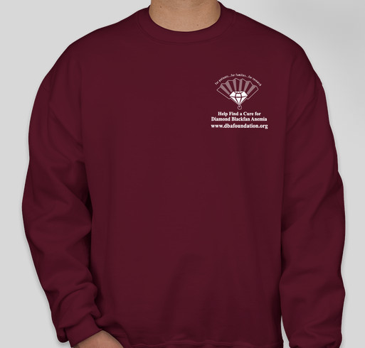 DBA Foundation Sweatshirts and T-shirts for a Cure! Fundraiser - unisex shirt design - front