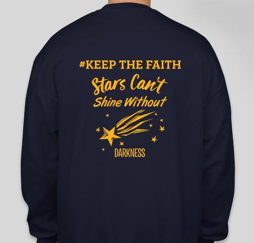 Faith's Fans Praying Hands Fundraiser - unisex shirt design - back