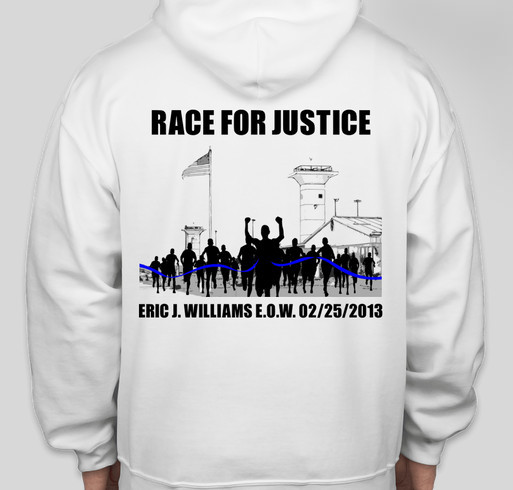 Eric Williams Race For Justice Fundraiser - unisex shirt design - back