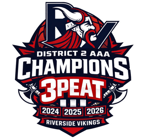 Riverside Basketball Three Peat shirt design - zoomed