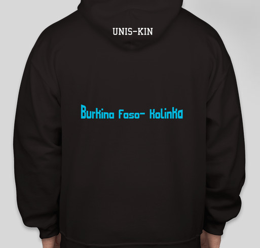 Help build a library in Burkina faso Fundraiser - unisex shirt design - back