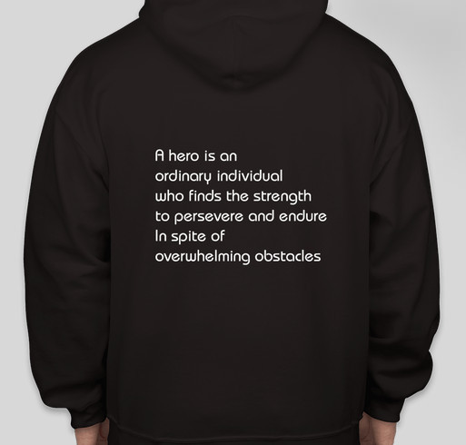 Michael's Story Fundraiser - unisex shirt design - back