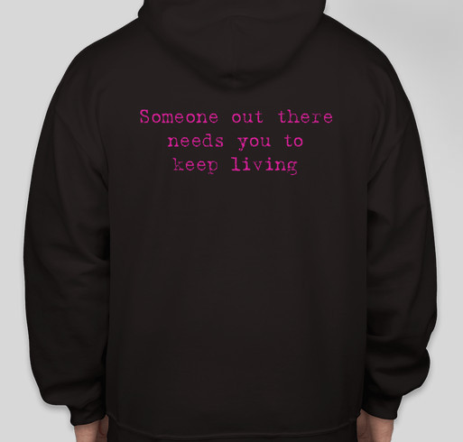 Lightweight Hoodie Fundraiser - unisex shirt design - back