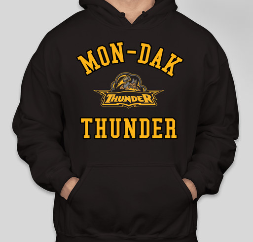 Thunder Basketball Tournament Shirts Fundraiser - unisex shirt design - front