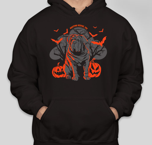 Spooky Halloween Mastino Merch for a Pawsome Cause! Fundraiser - unisex shirt design - front