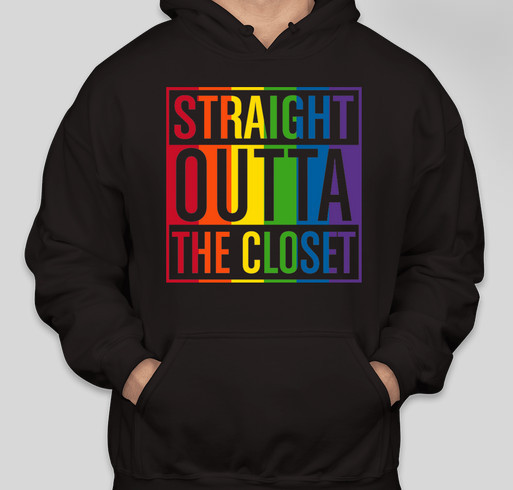support the gay pride Fundraiser - unisex shirt design - small