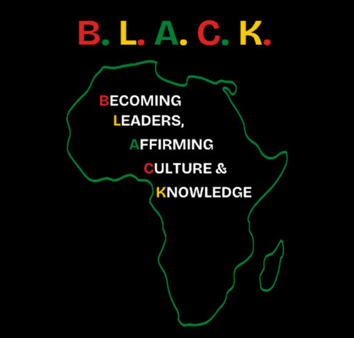 PMS Black Affinity Club shirt design - zoomed