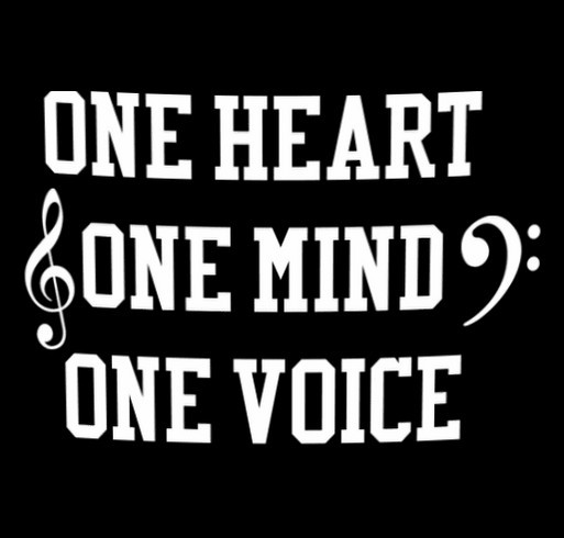 Support York Choirs shirt design - zoomed