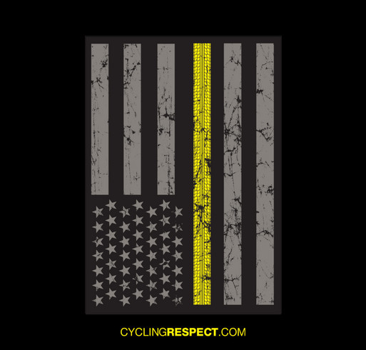 Dont Tread on Me / www.CyclingRespect.com shirt design - zoomed