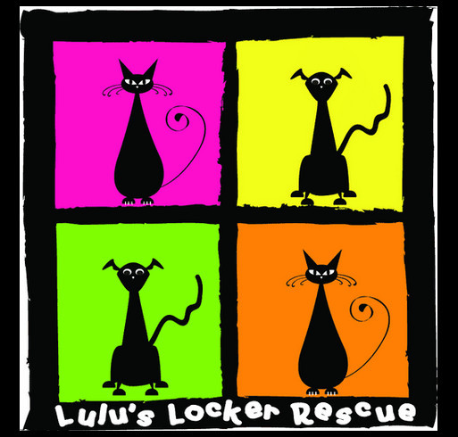 Lulu's Locker Rescue Fundraiser shirt design - zoomed