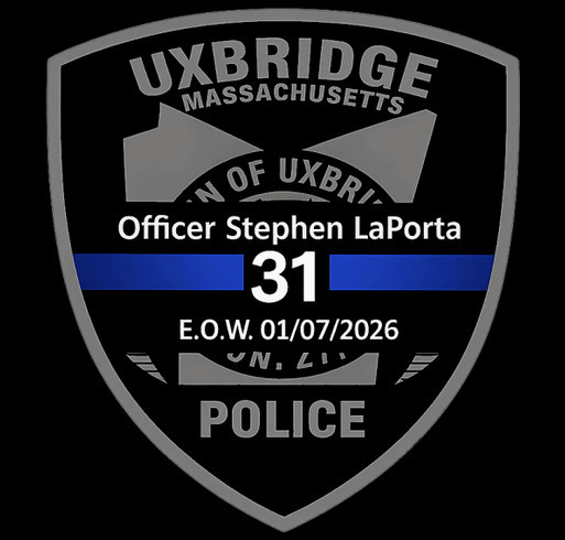 In memory of Officer Stephen LaPorta shirt design - zoomed