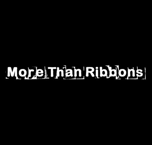 More Than Ribbons for the American Cancer Society shirt design - zoomed